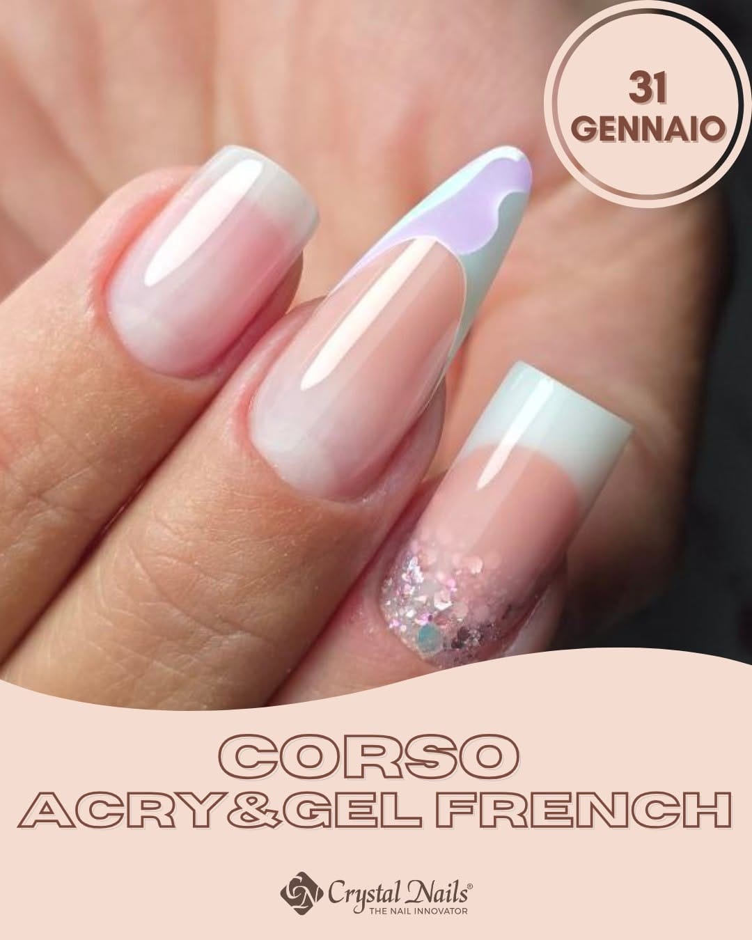 Post 7 by Crystal Nails Quarto - Napoli on Instagram (image)