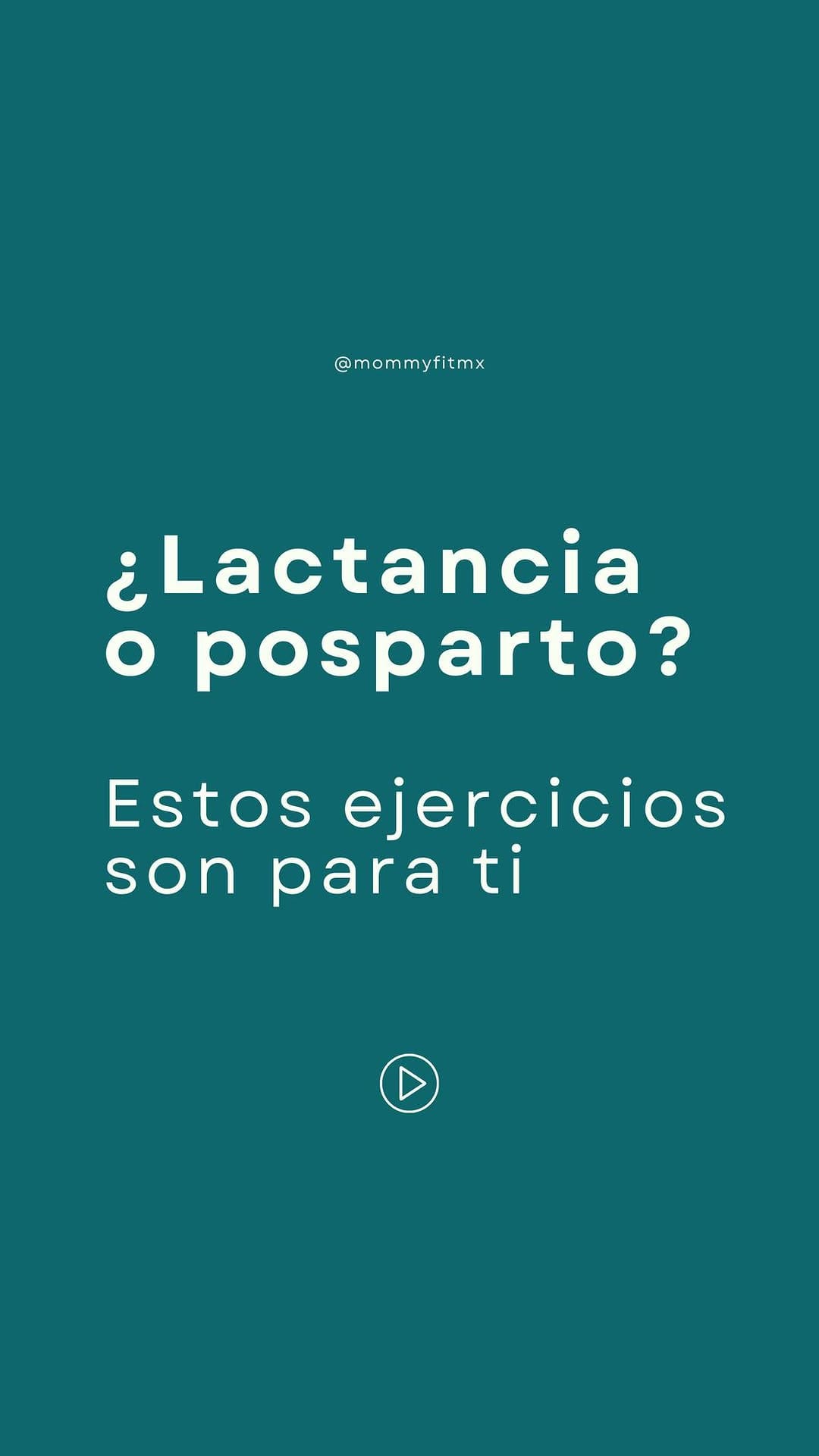 Post 1 by MOMMY FIT & FISIO on Instagram (video)