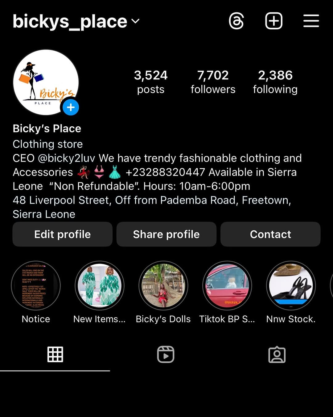 Post 10 by BickysPlace Boutique on Instagram (image)