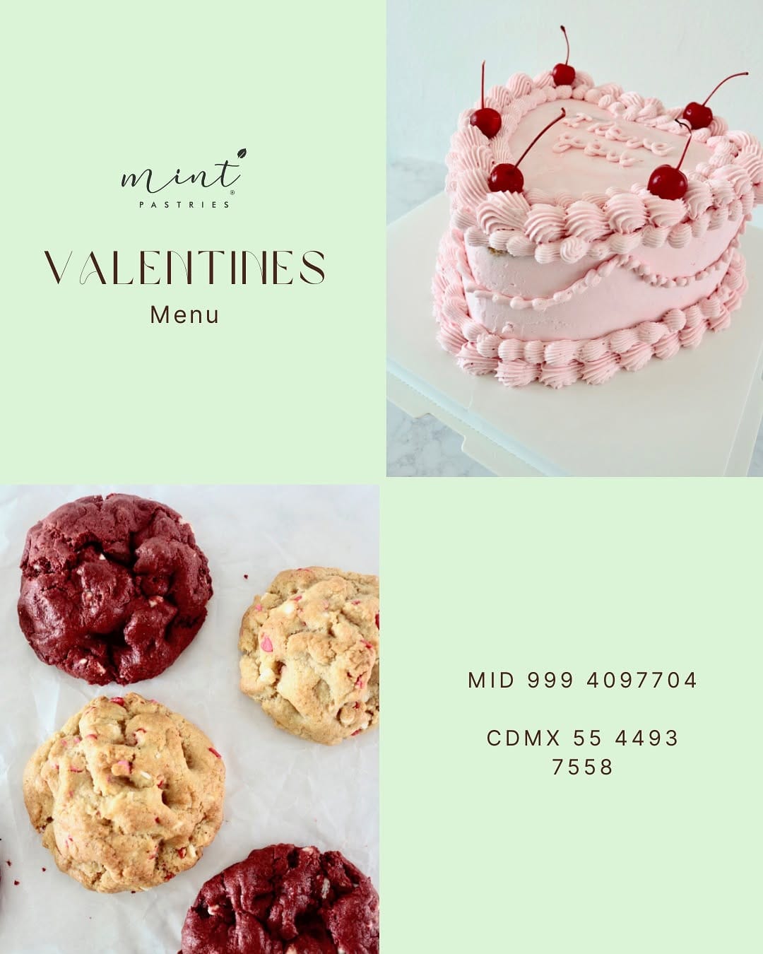 Post 10 by Mint Pastries® on Instagram (carousel)