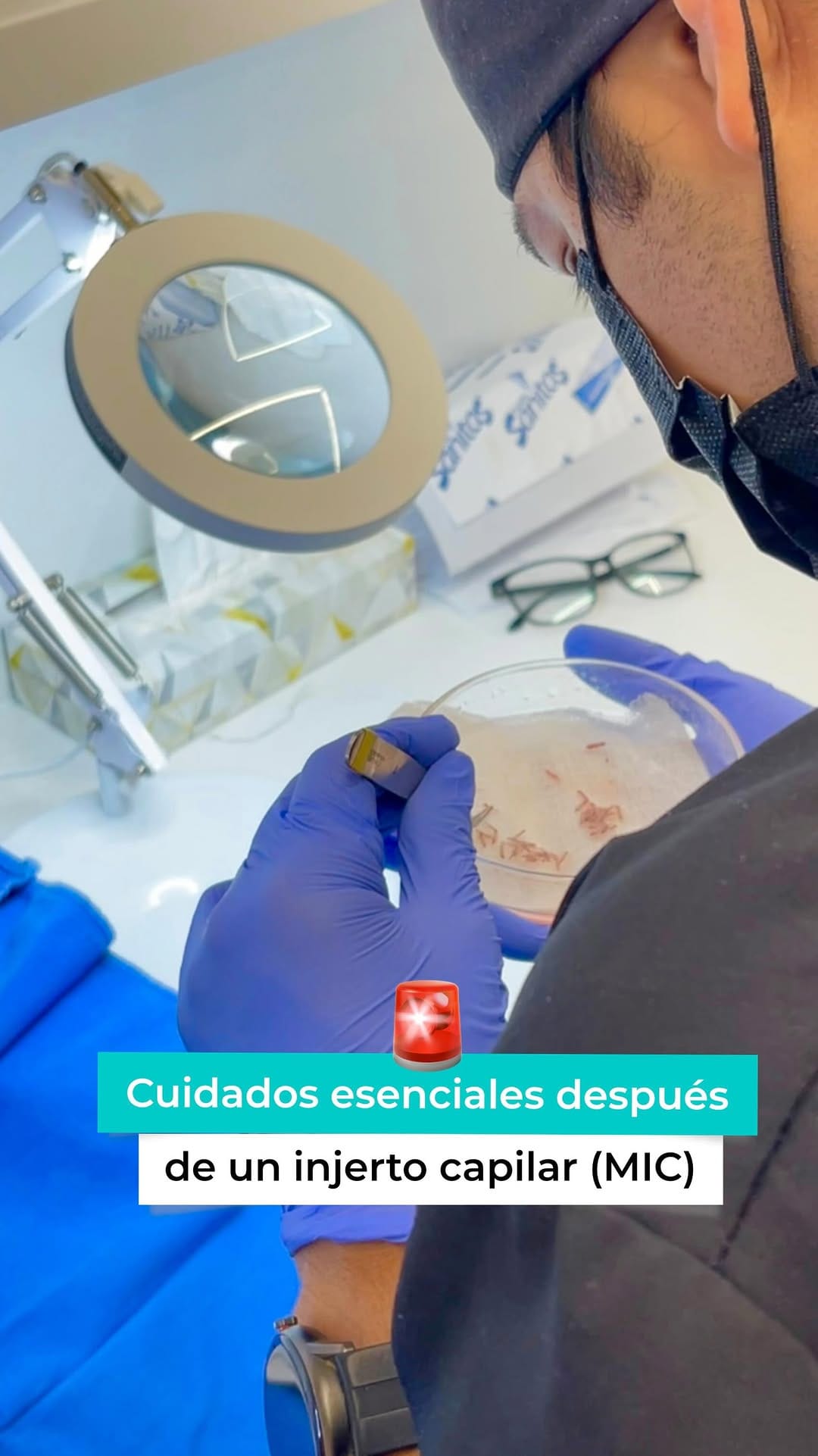 Post 10 by Transplante Capilar y Tricología on Instagram (video)