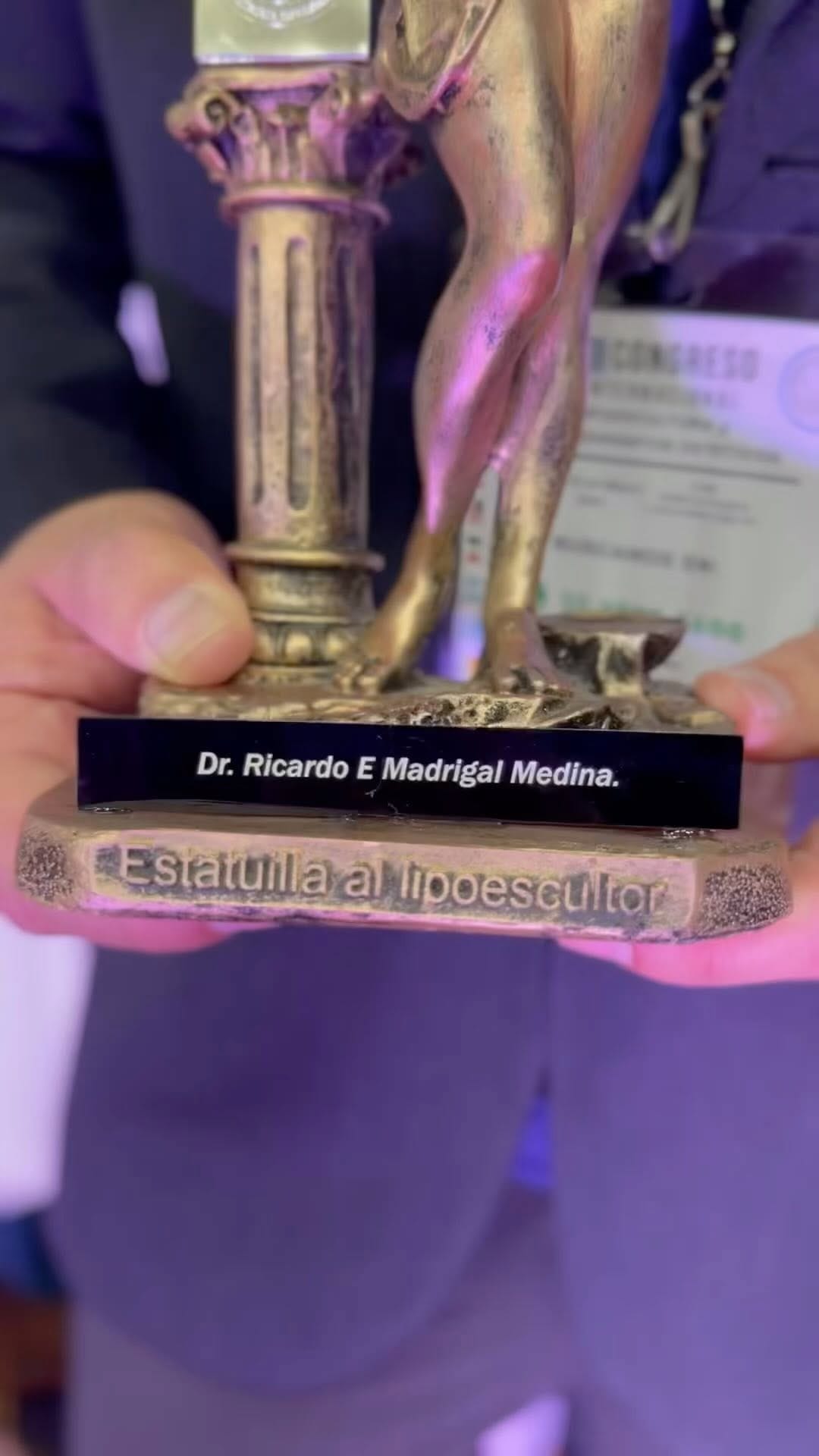 Post 7 by DR Ricardo Madrigal on Instagram (video)