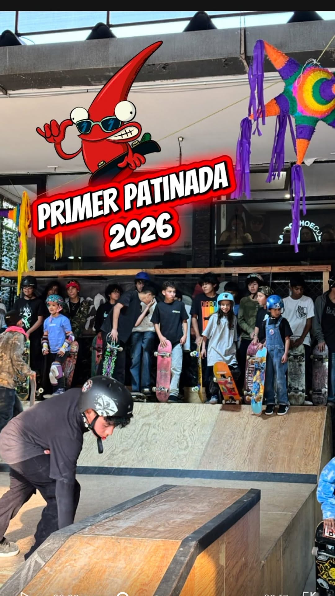 Post 9 by Chilango Skate on Instagram (video)
