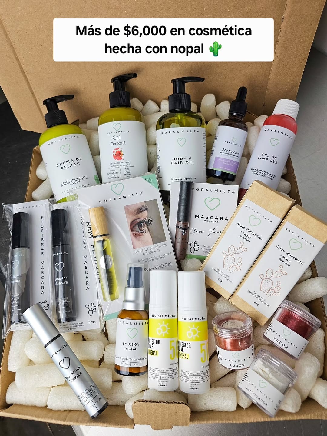 Post 1 by Nopalmilta, cosmética mexicana on Instagram (carousel)