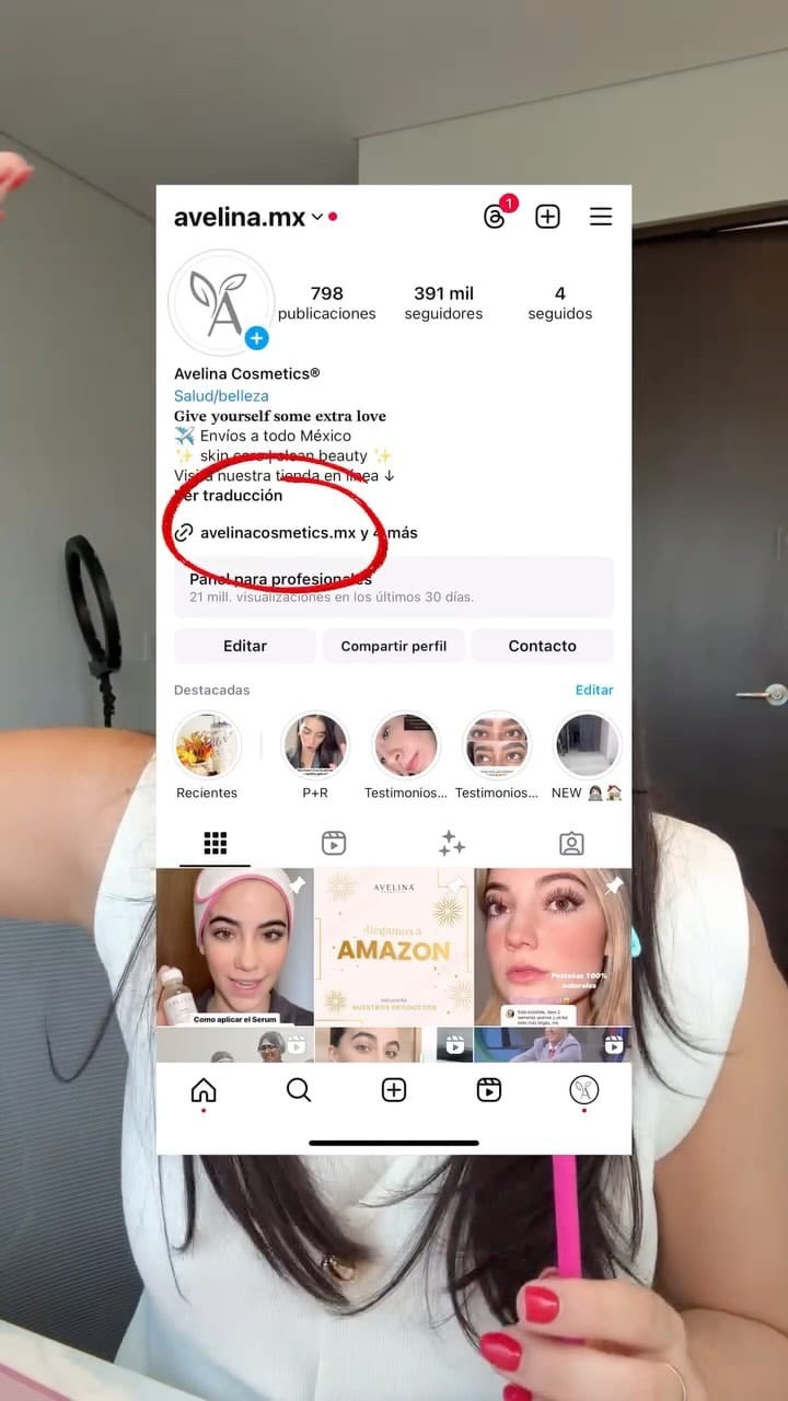 Post 10 by Avelina Cosmetics® | Serum pestañas y cejas | Cuidado personal on Instagram (video)