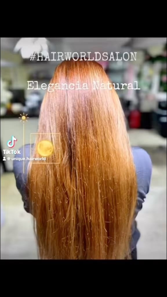 Post 7 by Hair World Salon Mexico on Instagram (video)