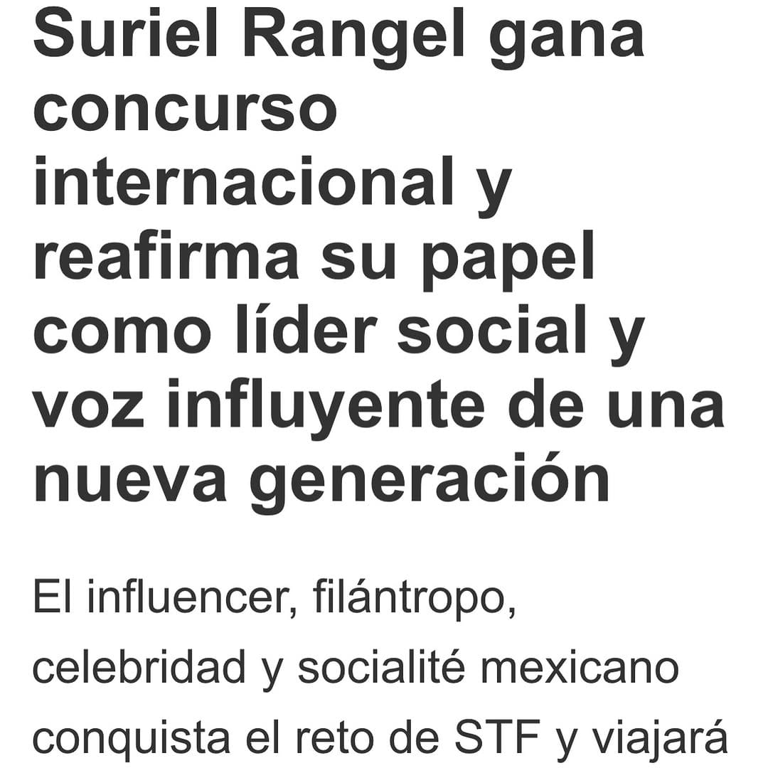Post 1 by Suriel Rangel on Instagram (carousel)