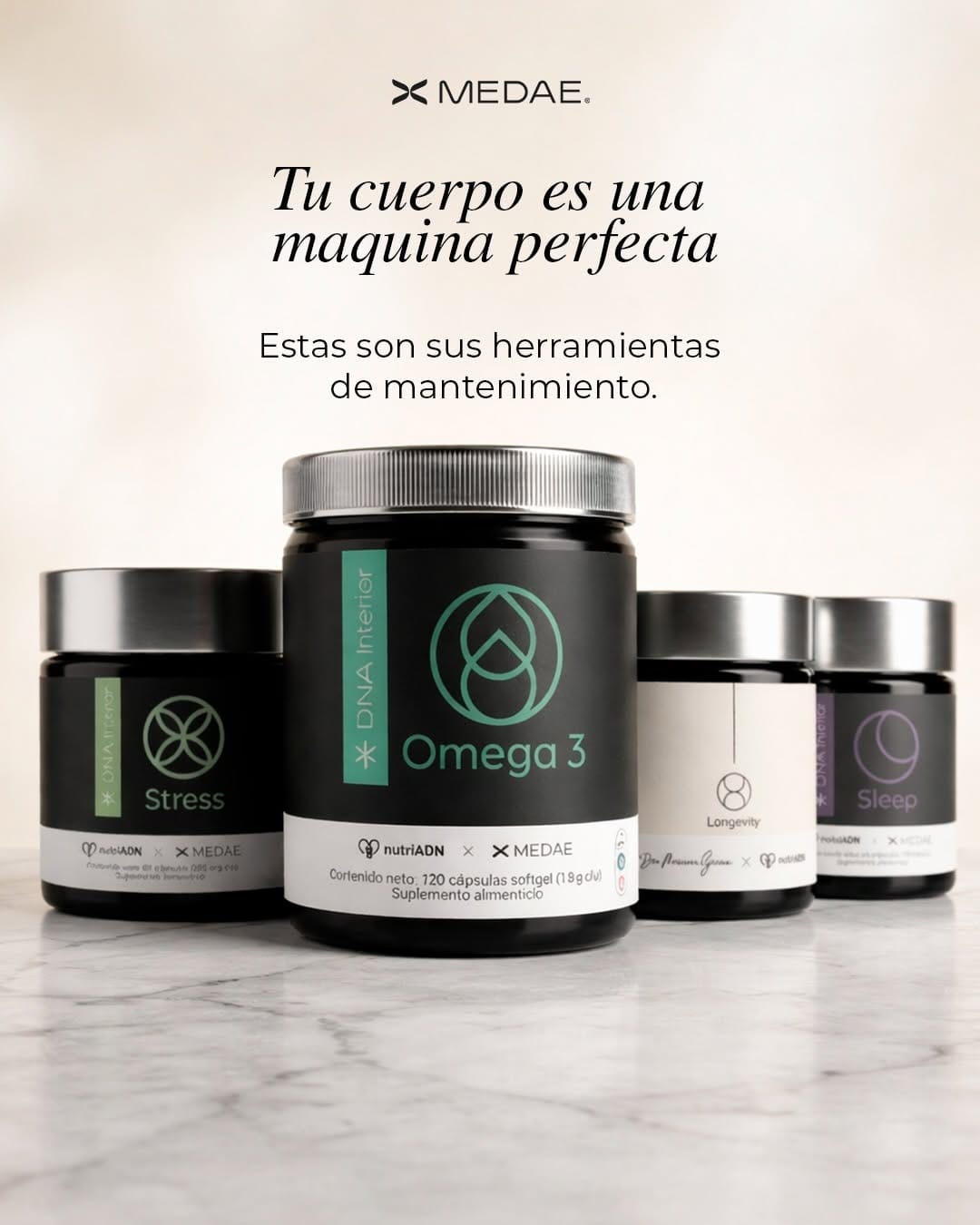 Post 2 by Medae | Medicina Estética y Genómica Antiage on Instagram (carousel)