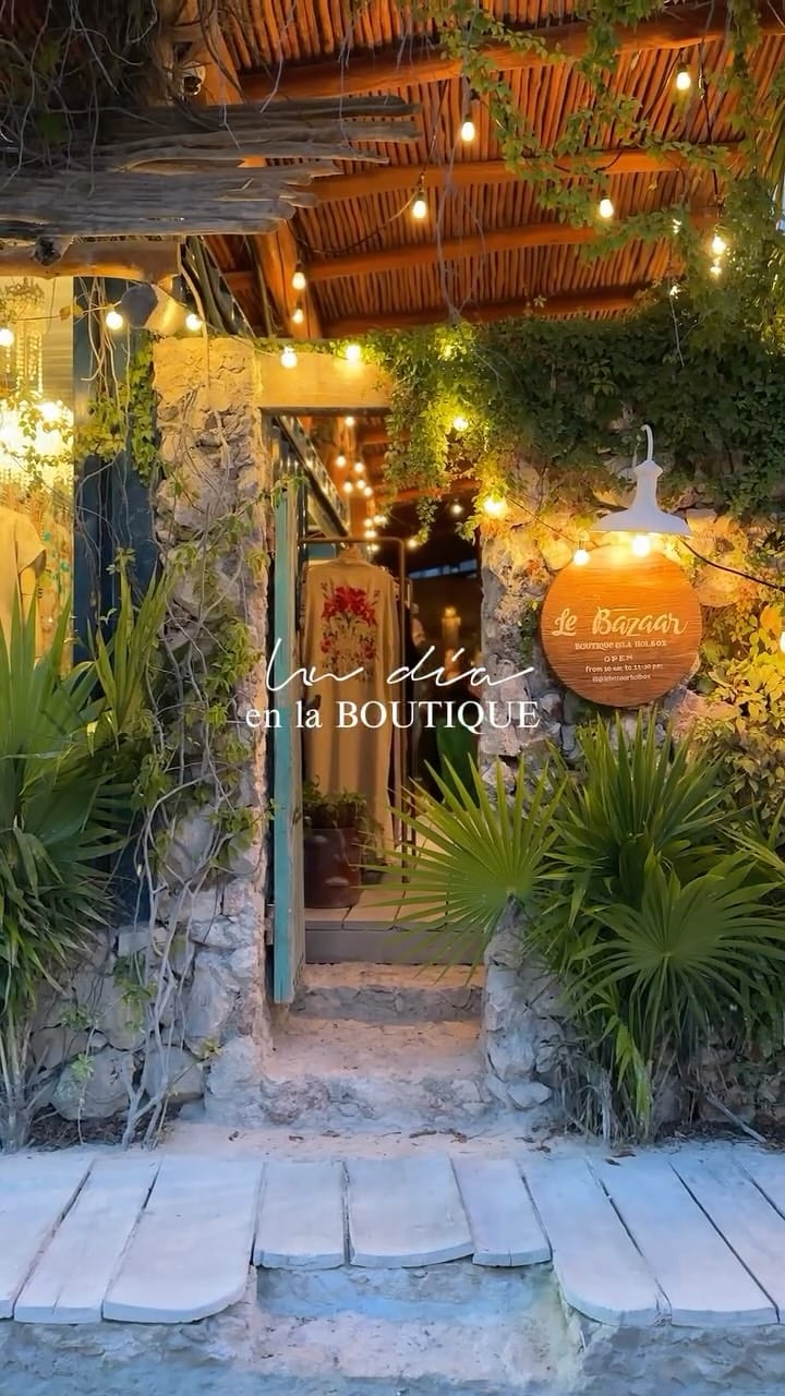 Post 3 by Le Bazaar Boutique Holbox on Instagram (video)