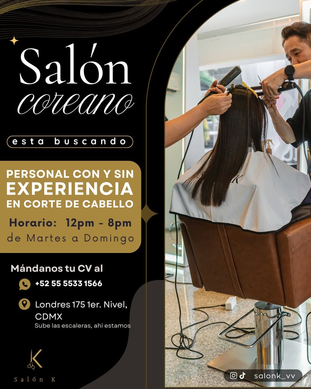 Post 2 by Salon K on Instagram (image)