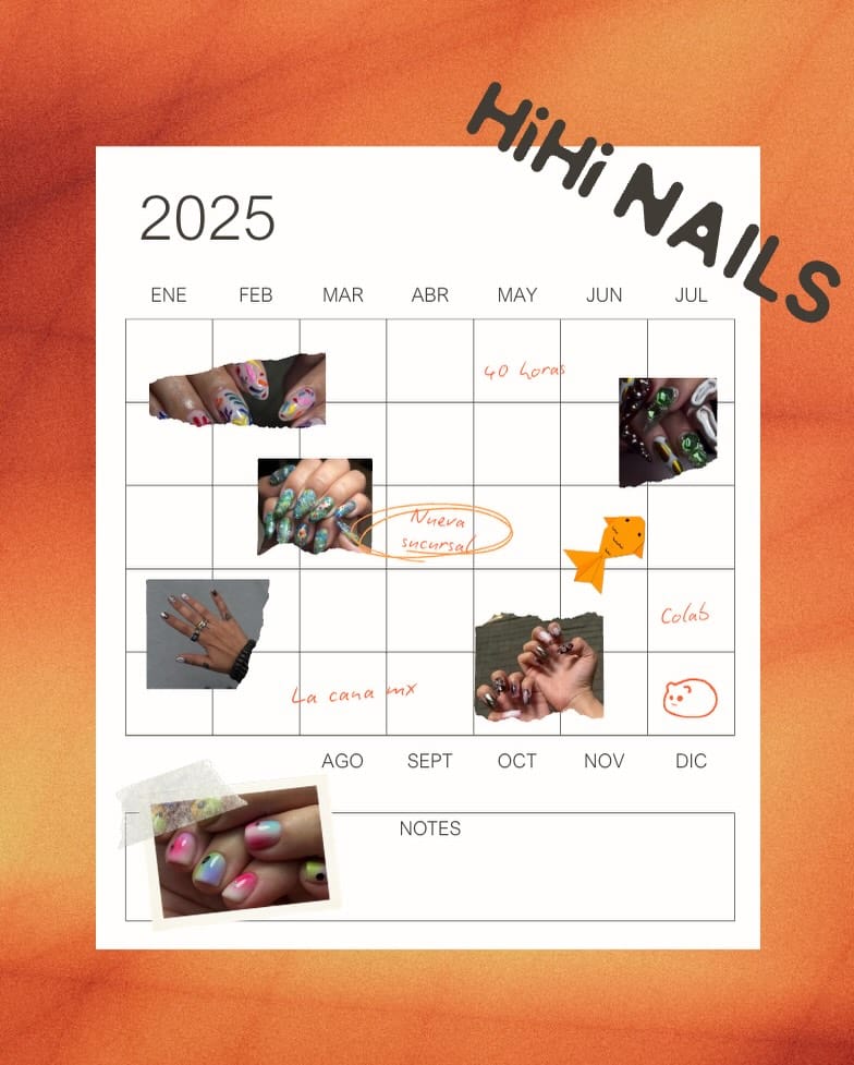 Post 1 by HiHi Nails México 〰️ on Instagram (carousel)