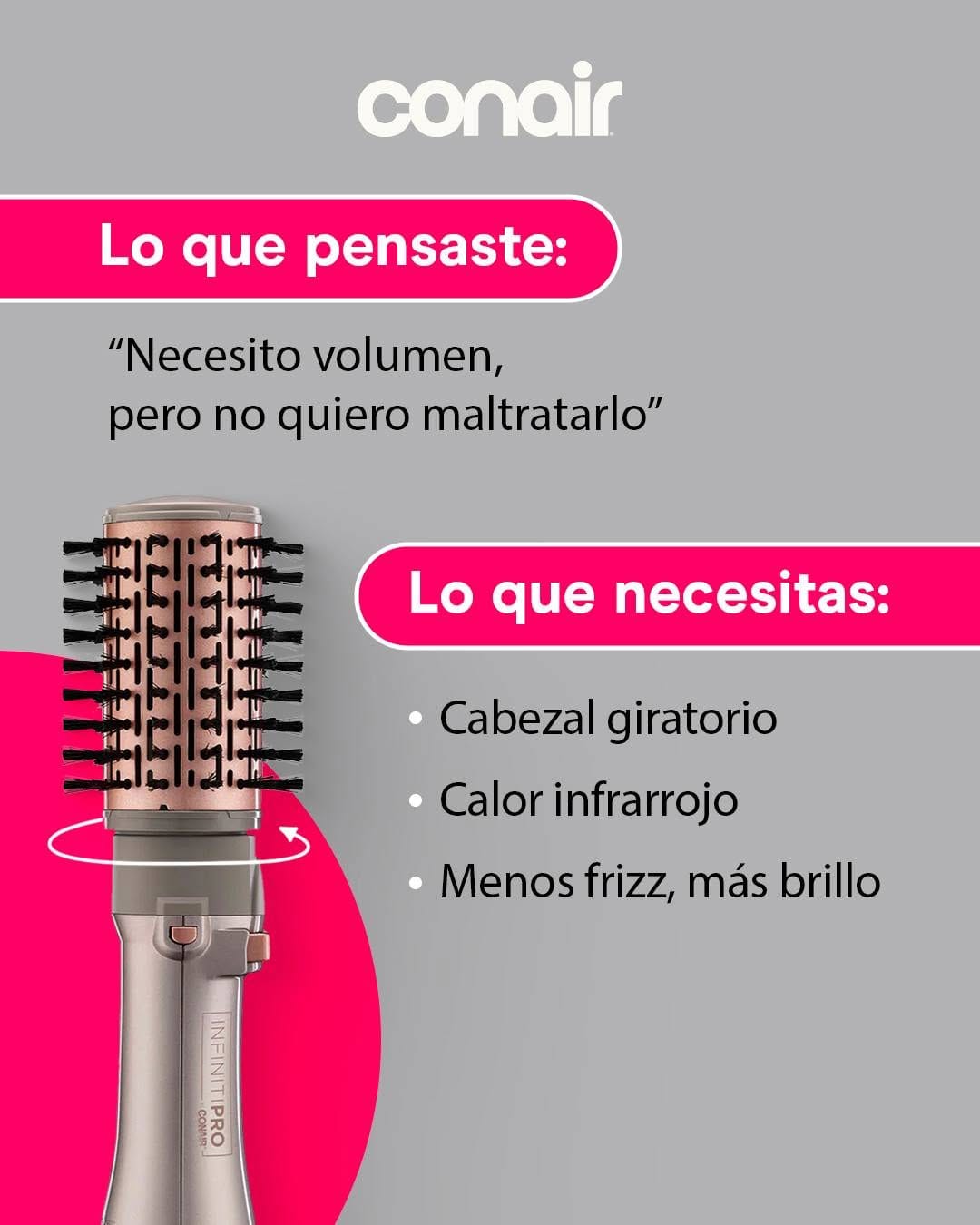 Post 3 by Conair México on Instagram (image)