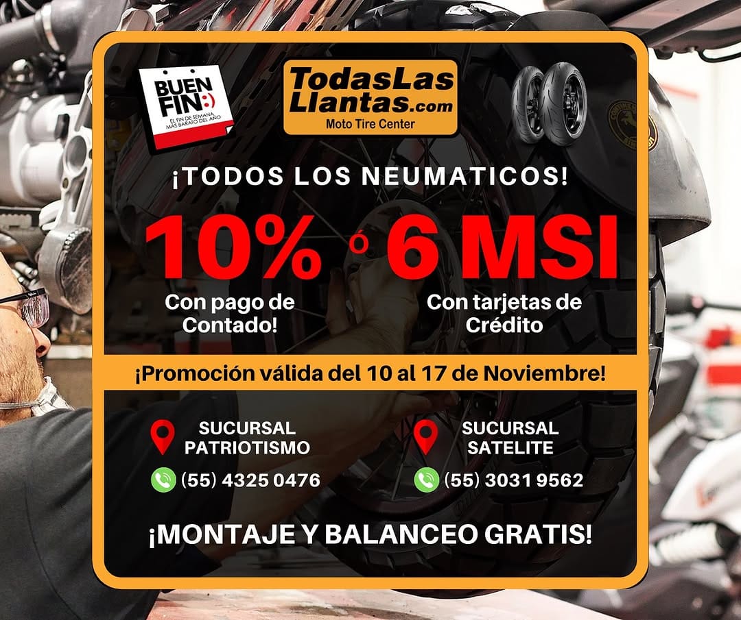 Post 2 by TodasLasLlantas.com | 🏍 on Instagram (image)