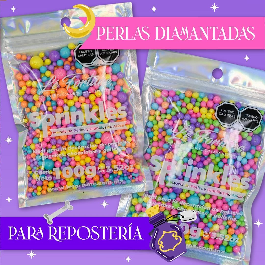 Post 8 by Le Fortune Sprinkles | Confitería | Decoración para Repostería on Instagram (image)