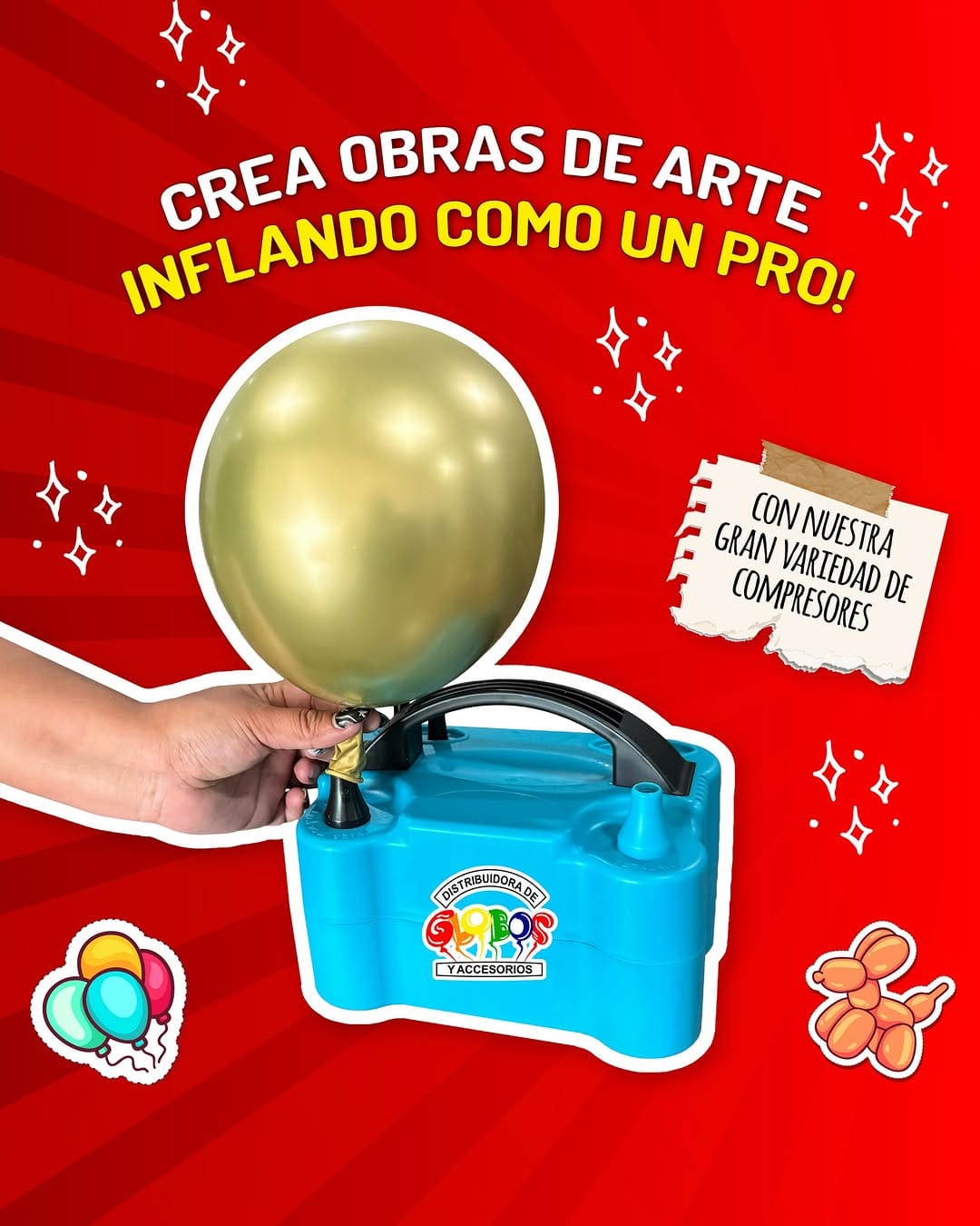 Post 1 by DistribuidoraDeGlobos on Instagram (carousel)