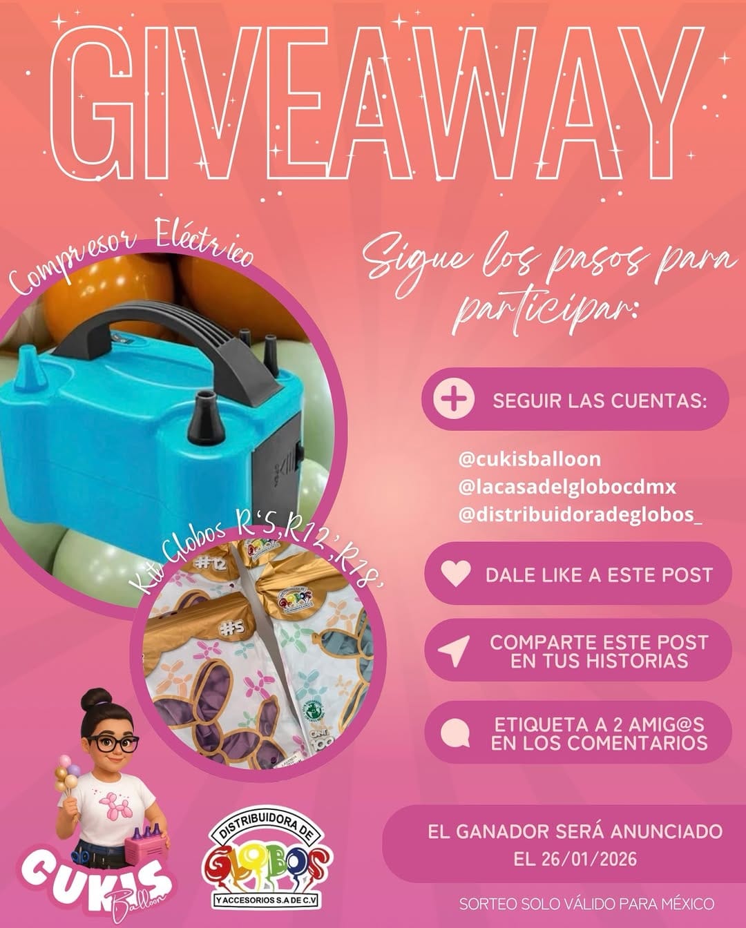 Post 5 by DistribuidoraDeGlobos on Instagram (image)