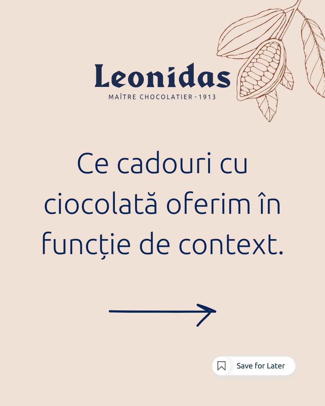 Post 3 by Leonidas România on Instagram (carousel)