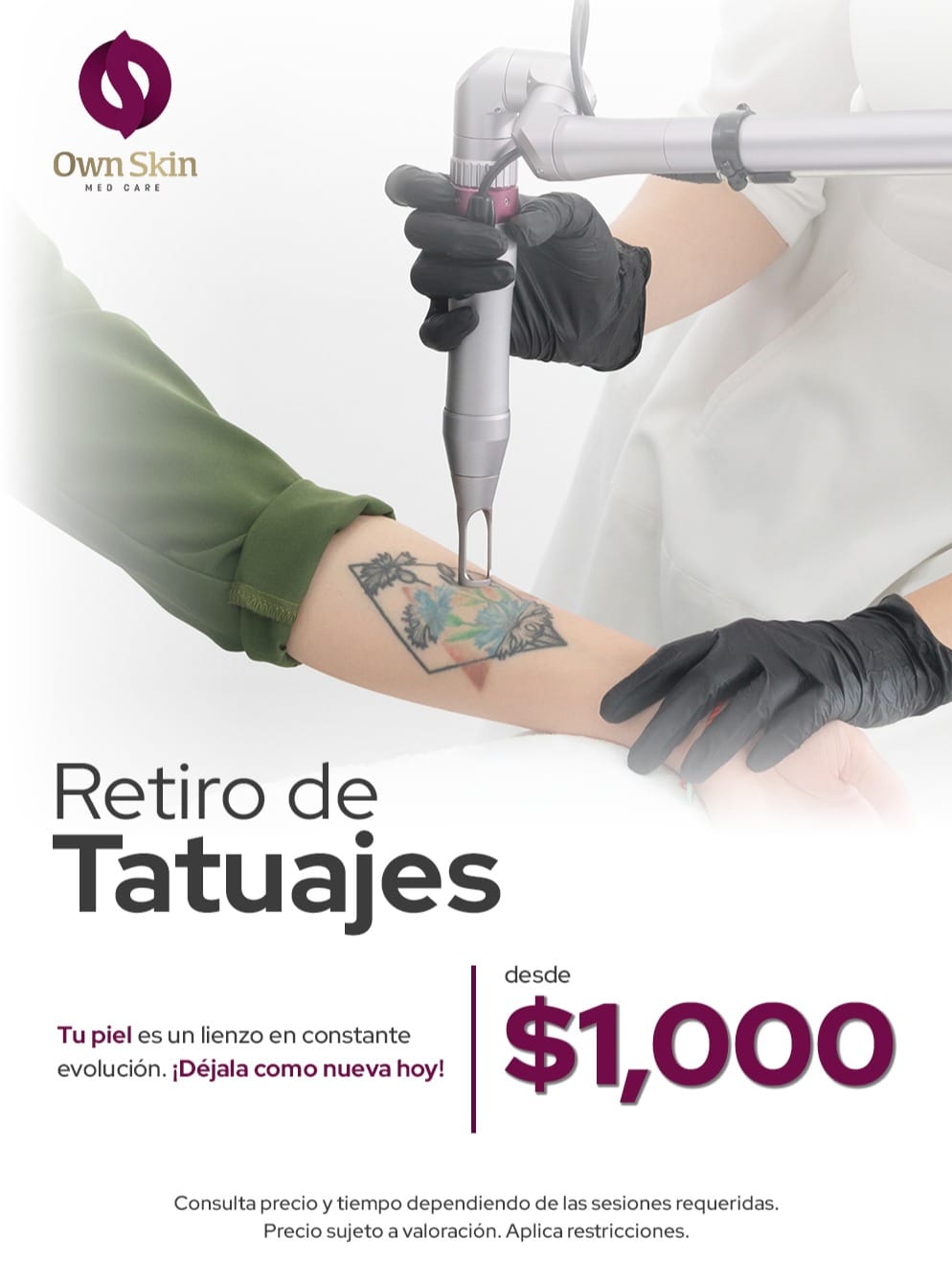 Post 1 by Own Skin | Medicina Estética | Dermatología on Instagram (image)