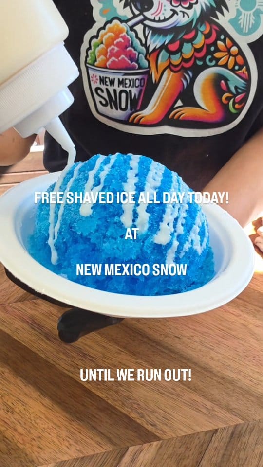 Post 4 by New Mexico Snow Shaved Ice Shop on Instagram (video)