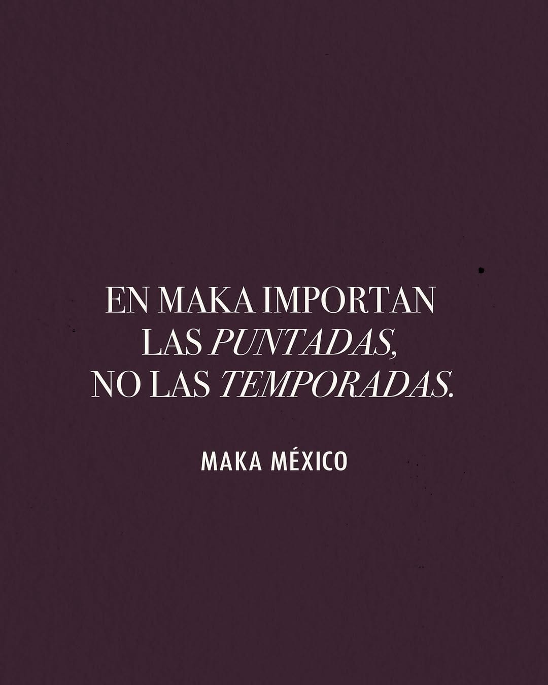 Post 8 by Maka México on Instagram (image)