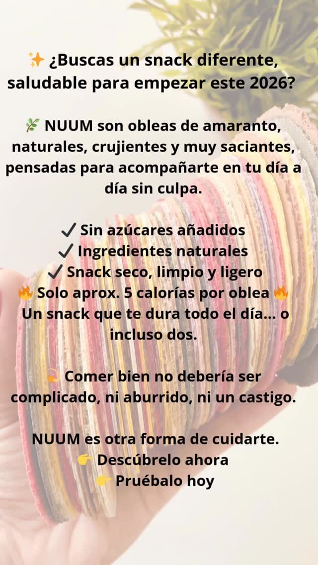 Post 3 by NUUM - Obleas de Amaranto on Instagram (video)