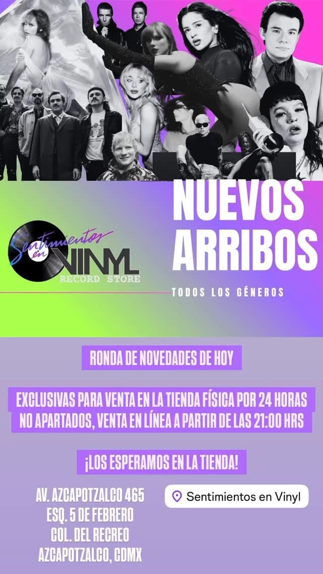 Post 7 by Sentimientos En Vinyl on Instagram (video)