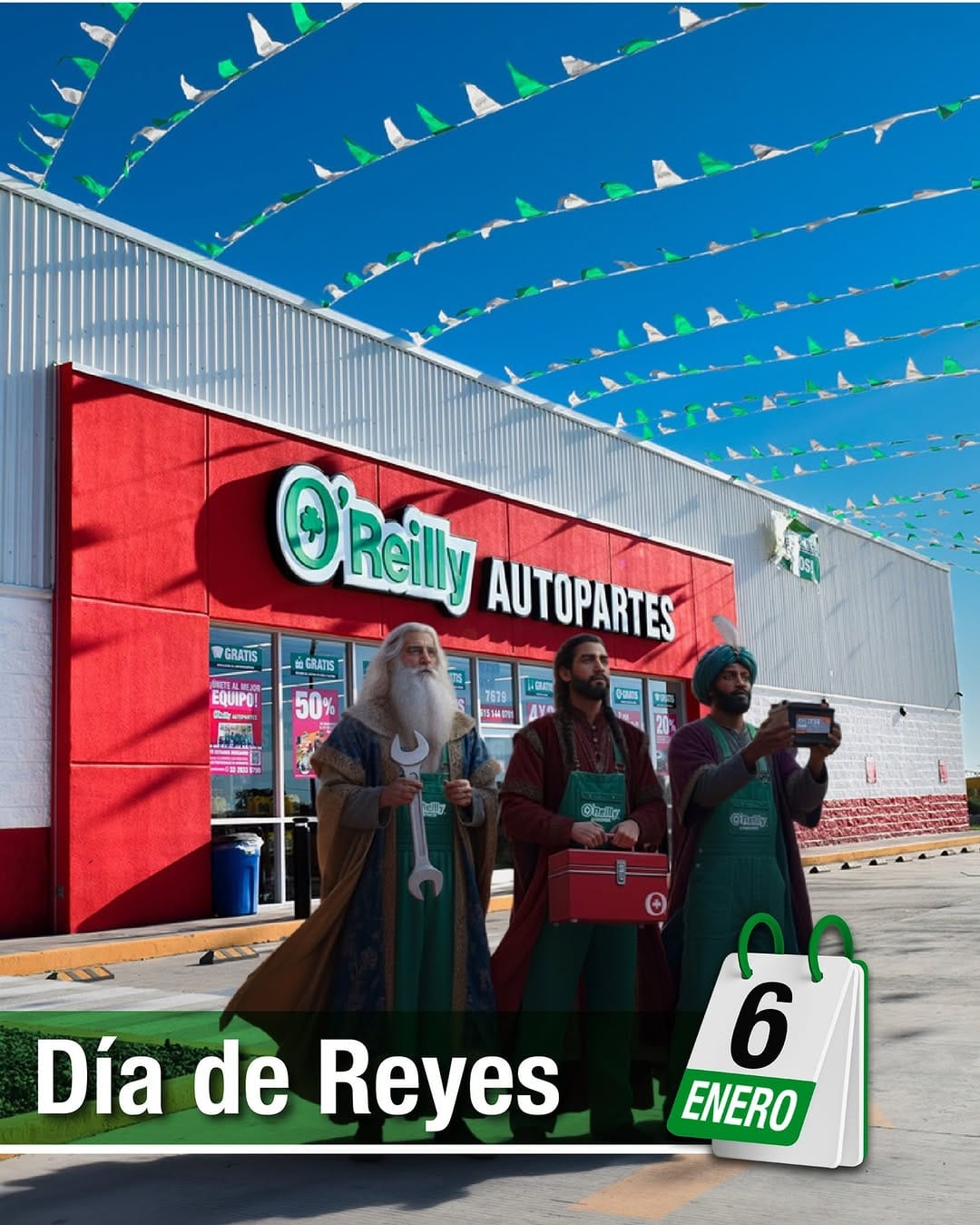 Post 6 by O’Reilly Autopartes México on Instagram (image)