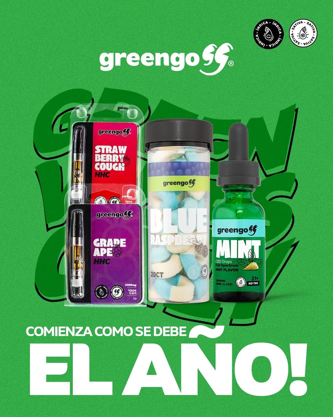 Post 3 by Greengo México on Instagram (image)