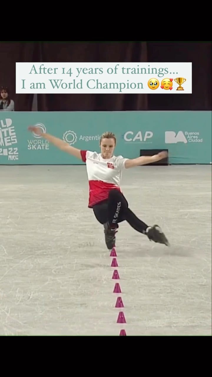 Post 10 by Klaudia & Michal | World Champs, Freestyle Slalom Coaches on Instagram (video)