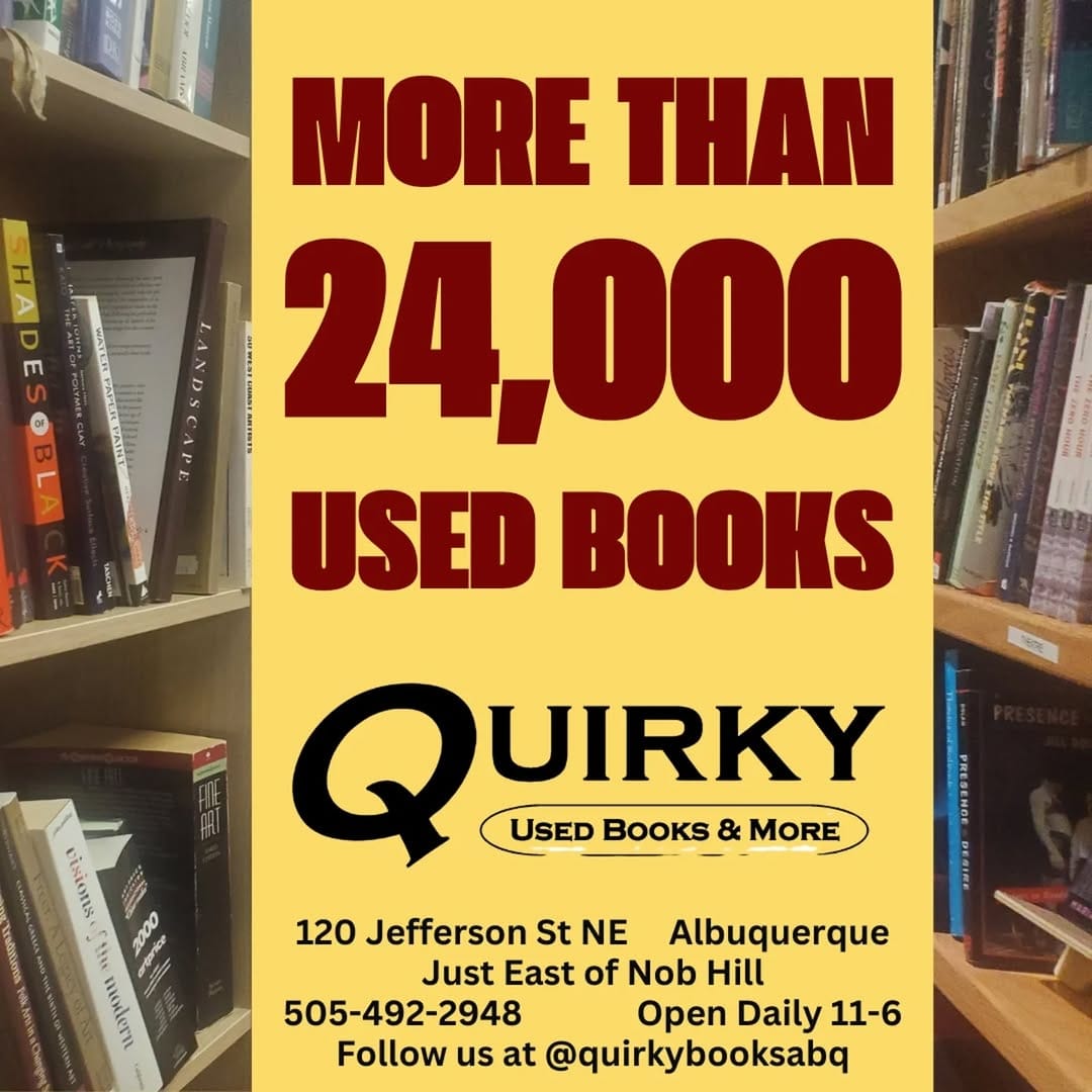 Post 9 by Quirky Used Books & More on Instagram (image)