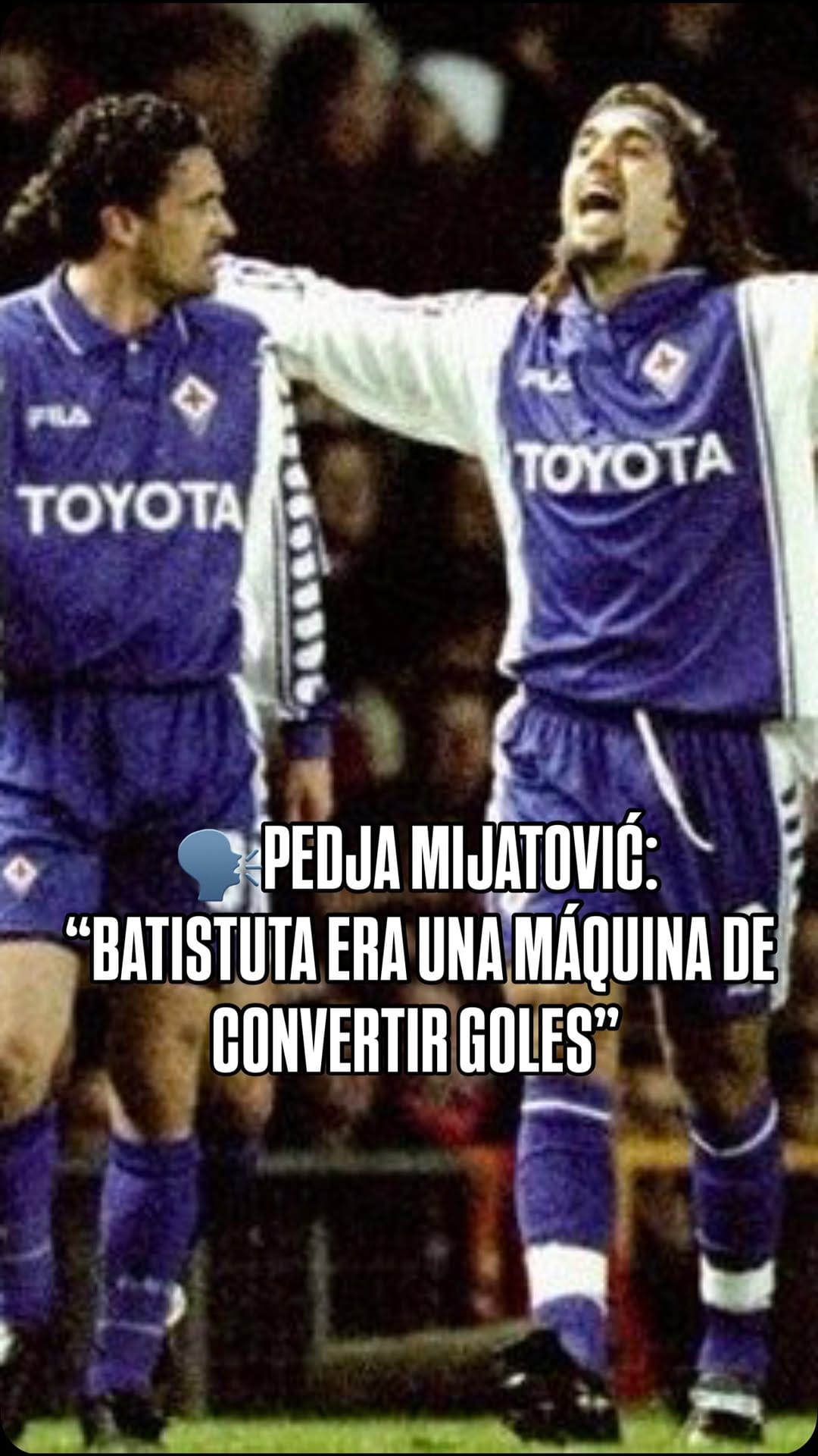 Post 2 by Gabriel Omar Batistuta on Instagram (video)