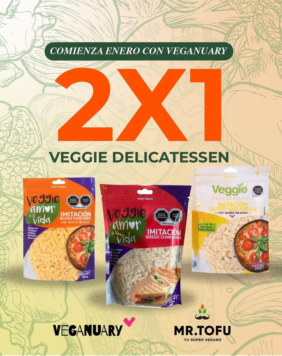 Post 5 by Mr. Tofu México Tienda Vegana on Instagram (image)