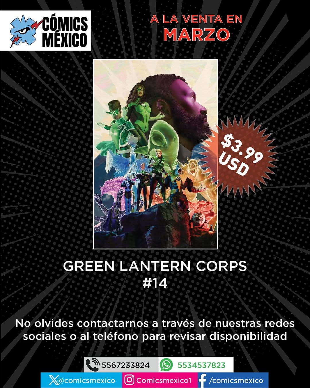 Post 5 by Comics Mexico. Tienda de comics en Mexico/Comicstore on Instagram (image)