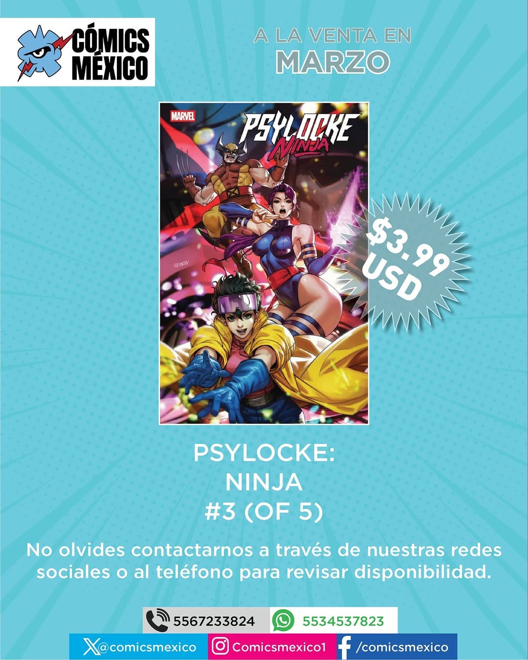 Post 3 by Comics Mexico. Tienda de comics en Mexico/Comicstore on Instagram (image)