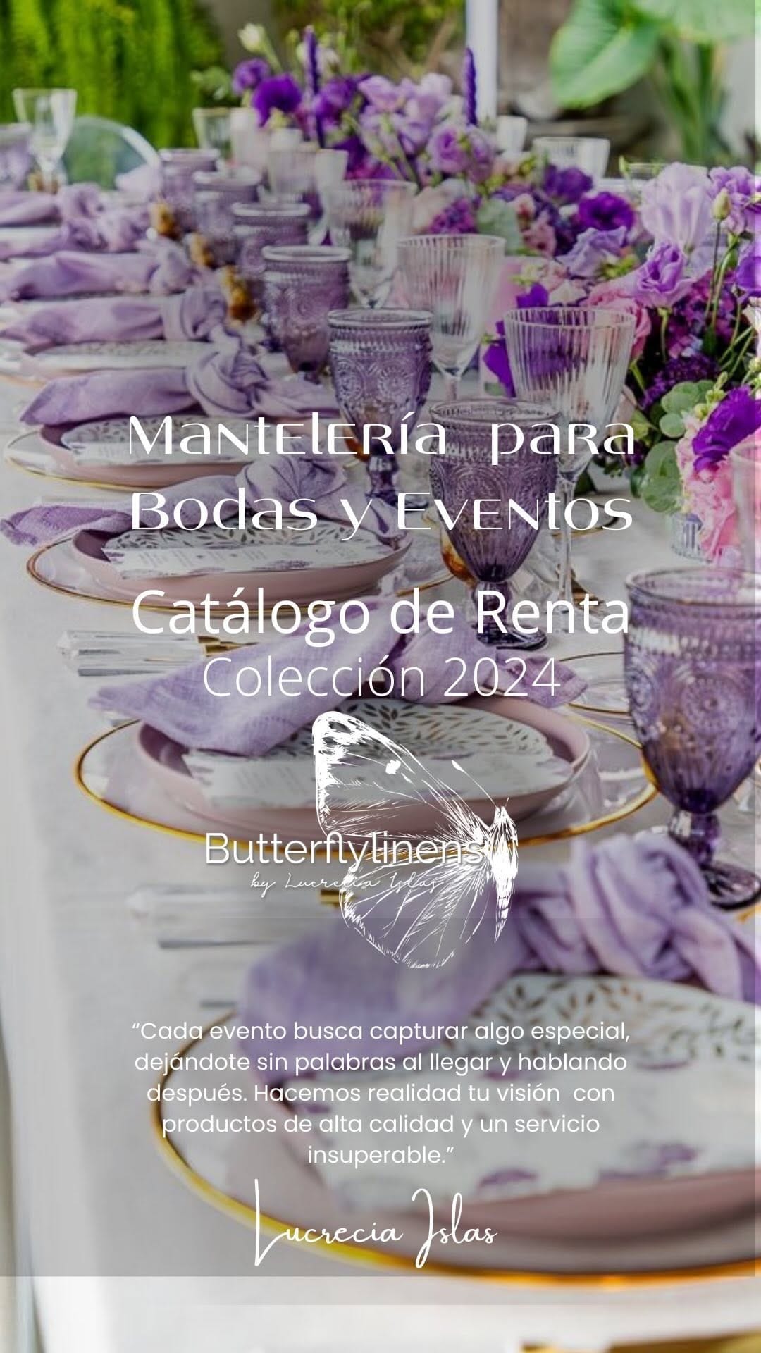 Post 8 by Butterfly Linens on Instagram (video)