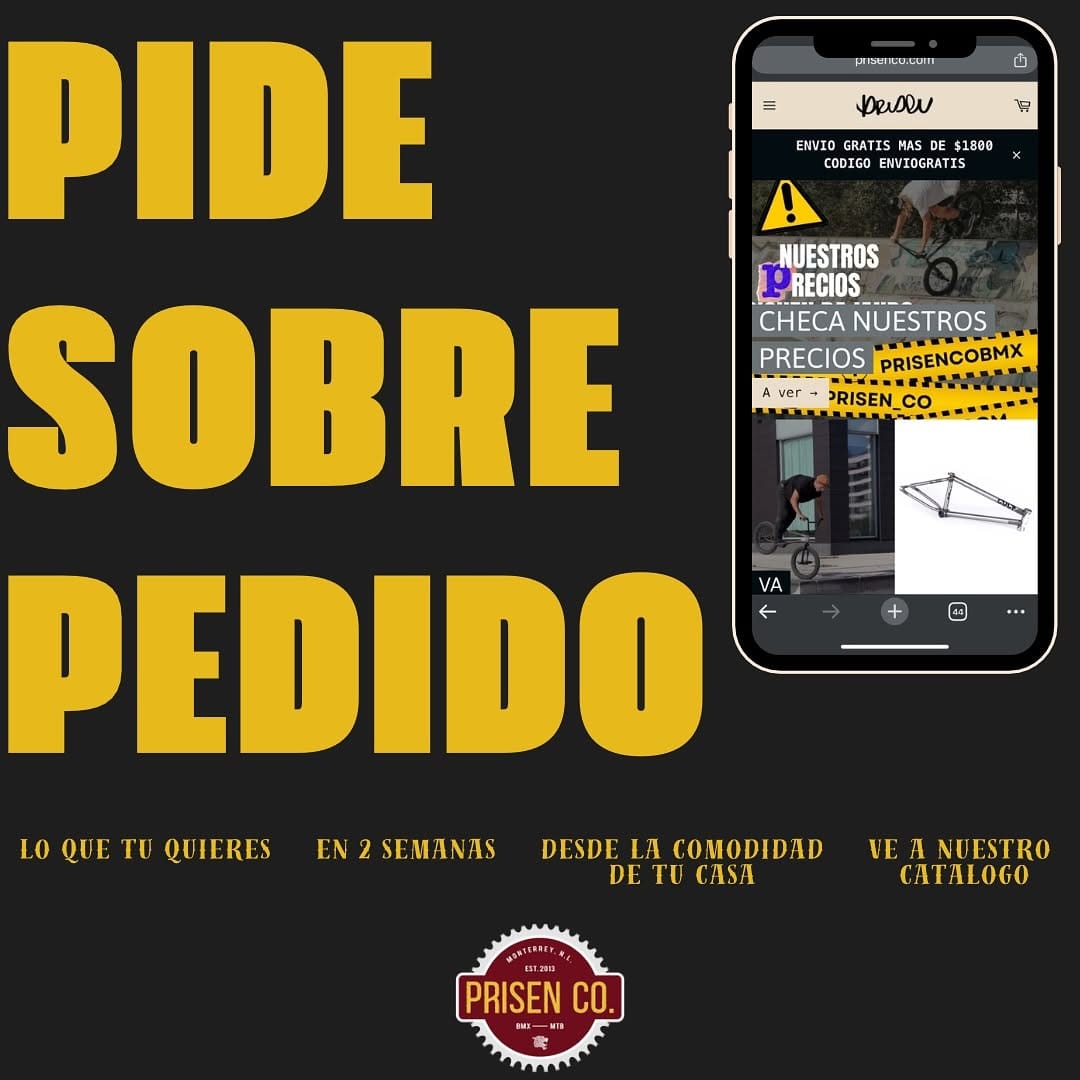 Post 8 by Prisenco Bikes - BIKE SHOP - MAYOREO - TALLER - BMX - MTB on Instagram (image)