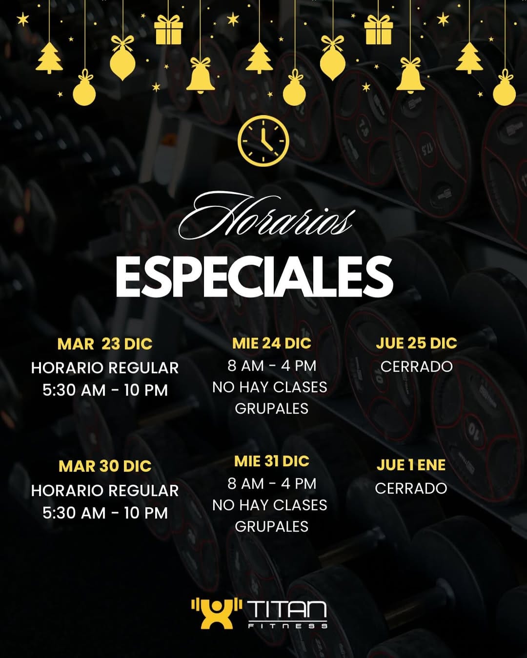 Post 3 by TITAN FITNESS 🇲🇽 on Instagram (image)