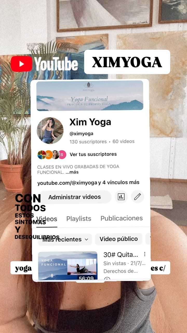 Post 6 by Xime Trías/ YOGA FUNCIONAL on Instagram (video)