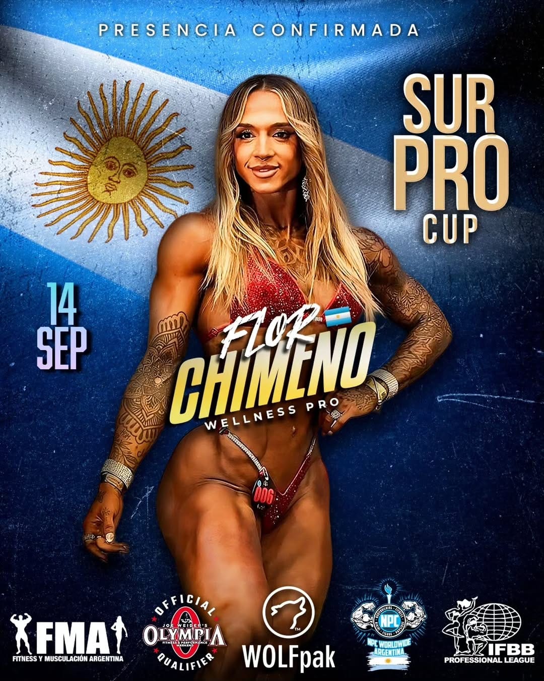 Post 6 by Flor Chimeno - IFBB PRO 🇦🇷 on Instagram (carousel)