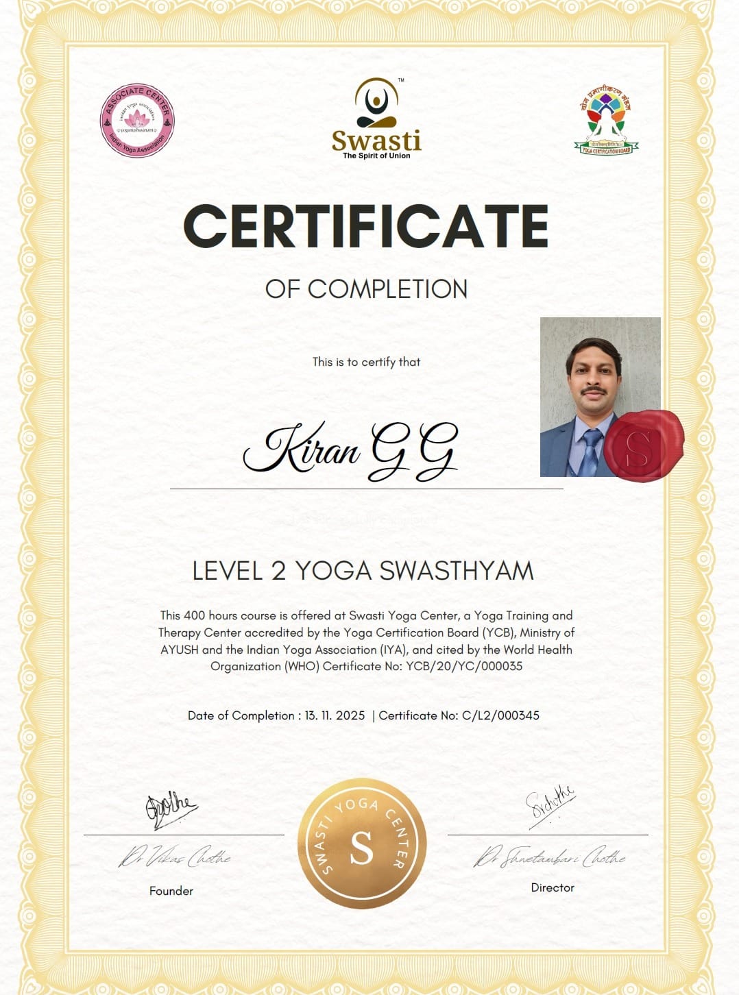 Post 2 by Swasti Yoga Center: Your Path to Wellbeing ‍ on Instagram (image)