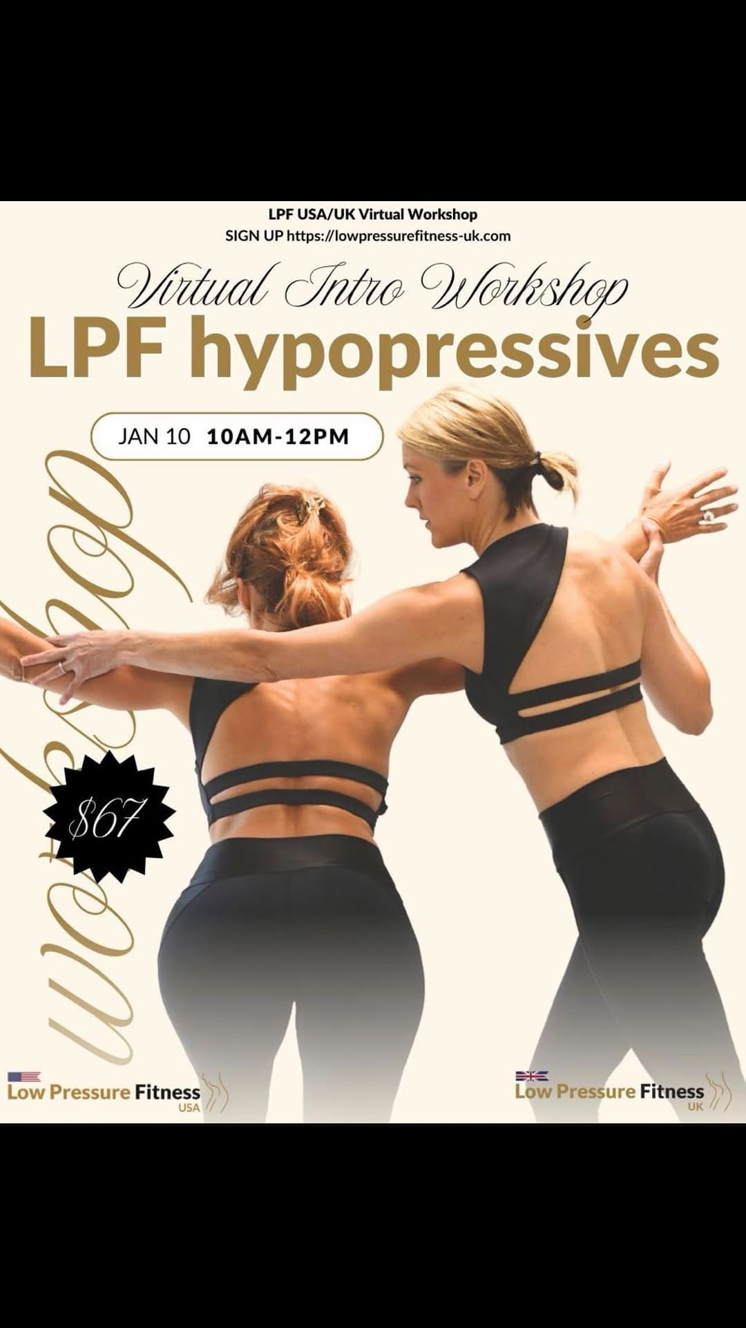 Post 2 by Low Pressure Fitness on Instagram (video)