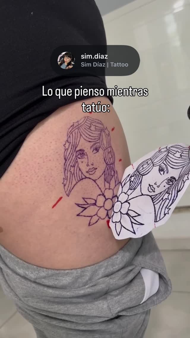 Post 1 by Sim Díaz | Tattoo on Instagram (video)