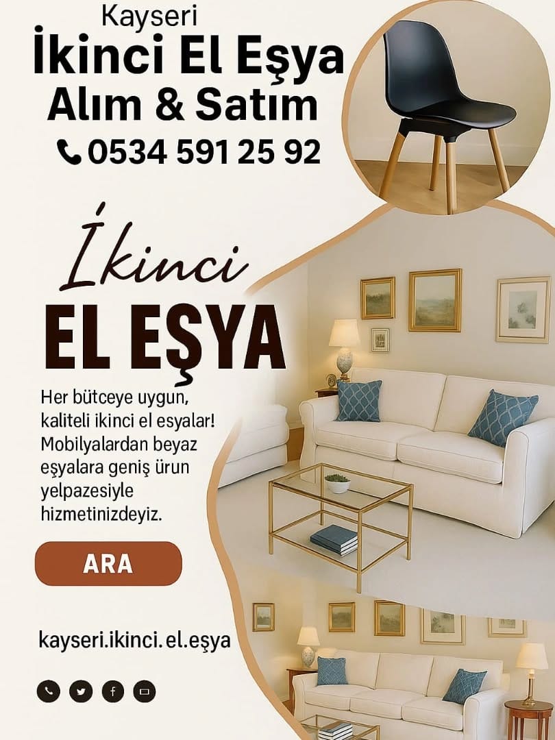 Post 10 by Kayseri  İkinci  el eşya 0534 591 25 92 on Instagram (image)