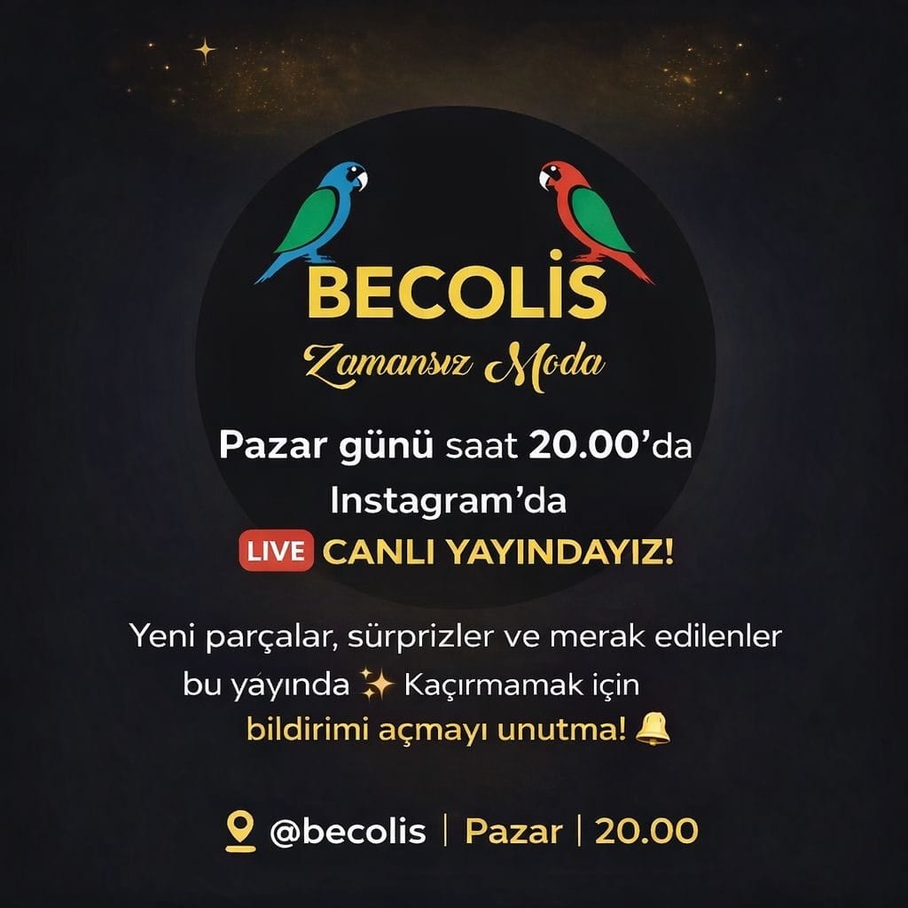Post 3 by Becolis Zamansız Moda on Instagram (image)