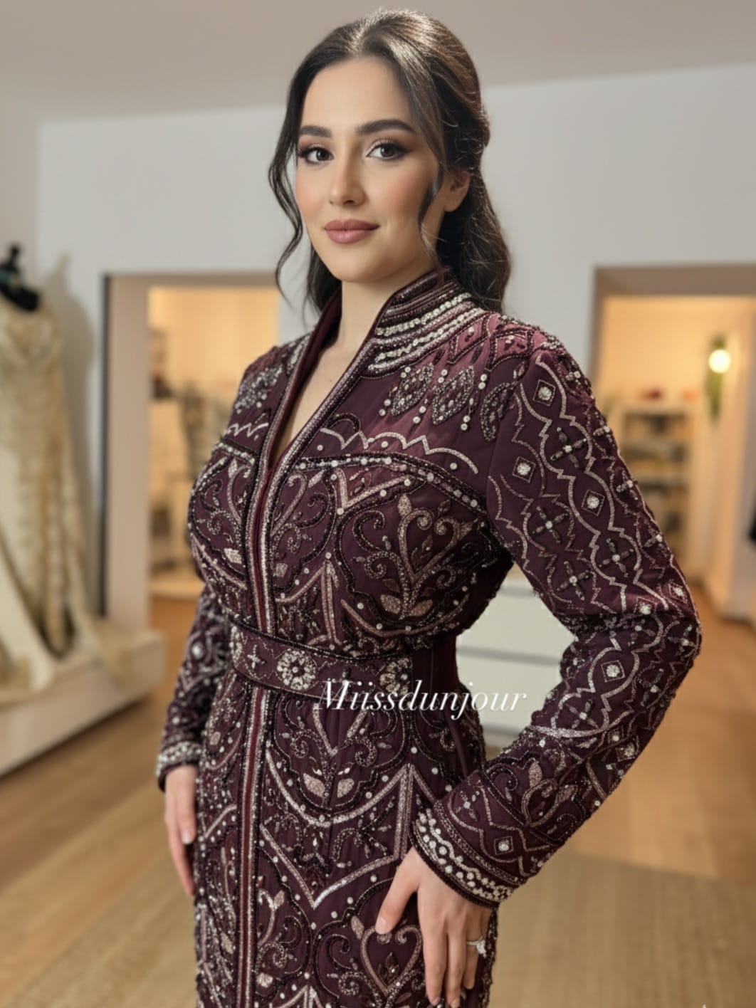 Post 3 by Fatiha Eddarkaoui caftan on Instagram (image)