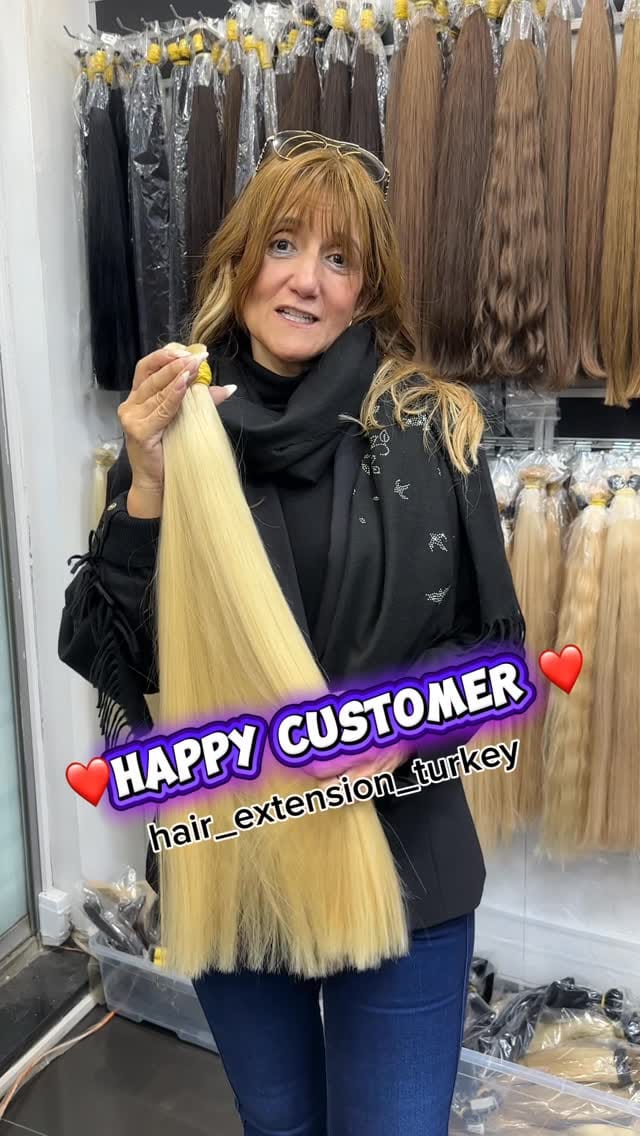 Post 7 by Wholesale Hair Extensions in Istanbul on Instagram (video)