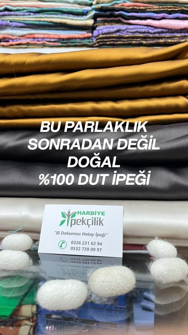 Post 3 by Harbiye İpekçilik Hatay El Dokuması Yerli İpek on Instagram (video)