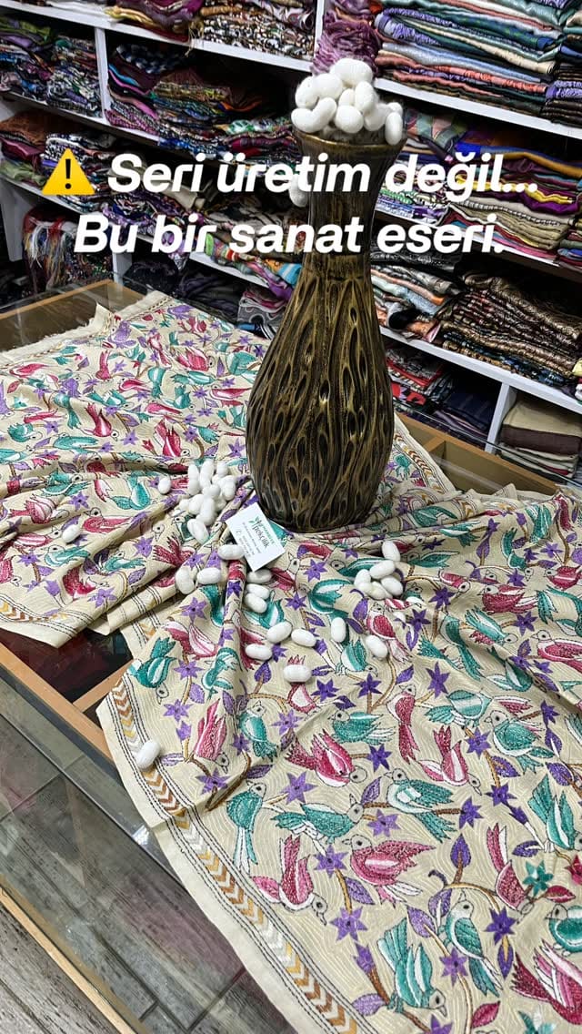 Post 2 by Harbiye İpekçilik Hatay El Dokuması Yerli İpek on Instagram (video)