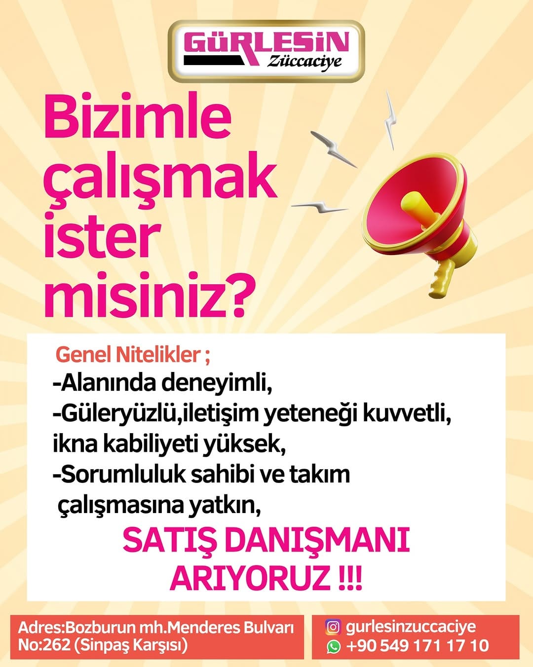 Post 5 by Gürlesin Züccaciye on Instagram (image)