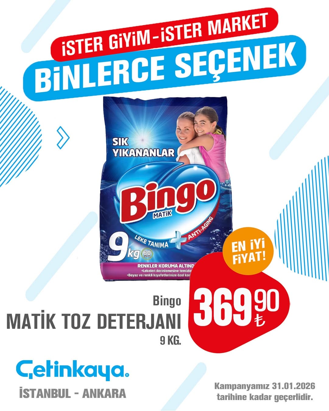 Post 3 by Çetinkaya Marketler on Instagram (image)